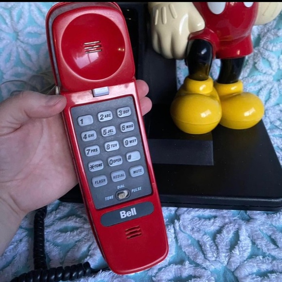 Vintage Disney Mickey Mouse telephone landline phone - Picture 3 of 10